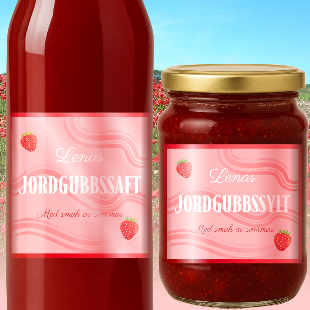 Gör dina egna burketiketter - perfekt för dina godsaker!