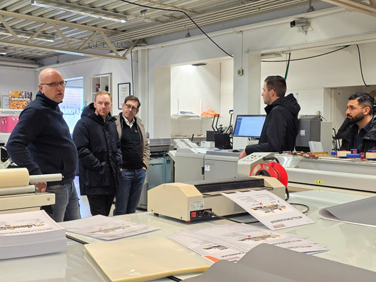 Skyltstället i Vadstena – bakom kulisserna hos vår tryckleverantör