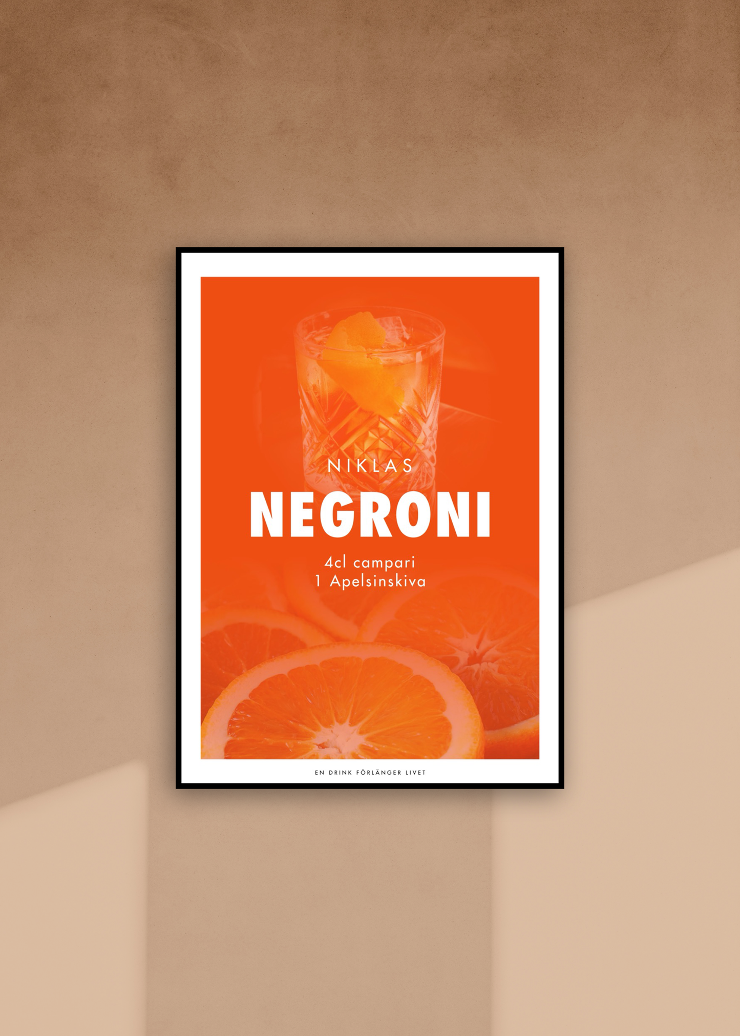 Drinkposter Negroni