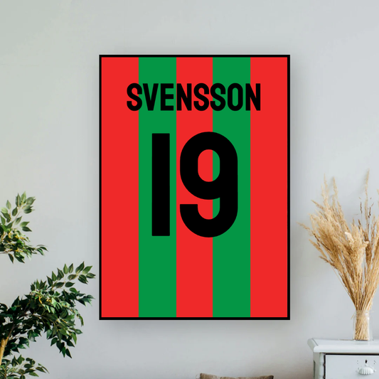 Gör din egen fotbollsposter (Egna färger)