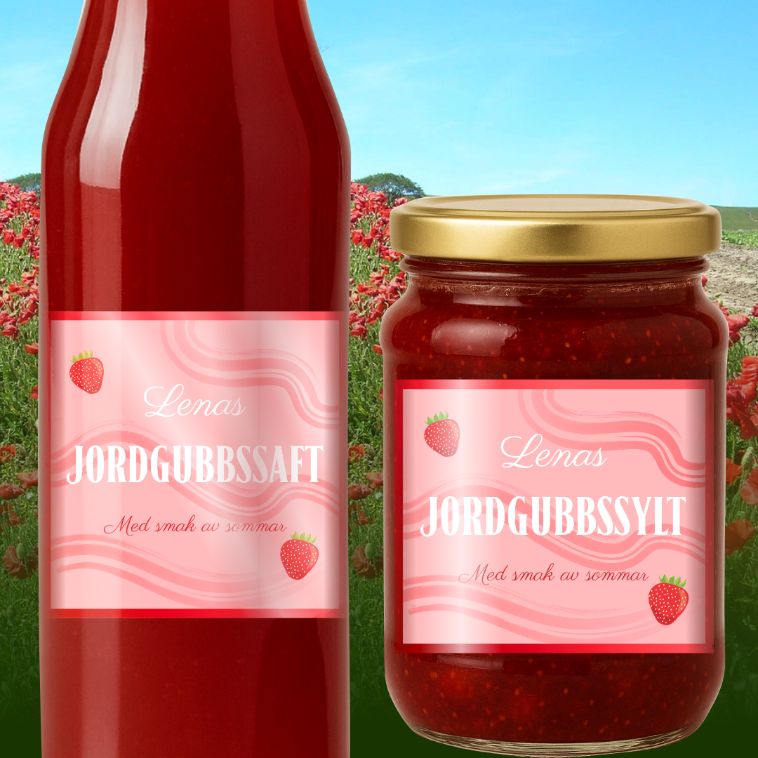 Gör dina egna burketiketter - perfekt för dina godsaker!