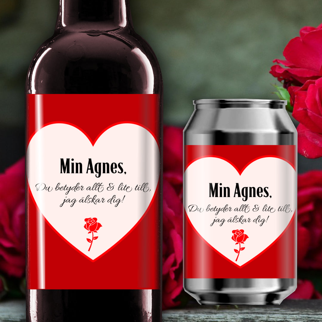 Gör dina egna flasketiketter - Perfekt för allt värt att fira!